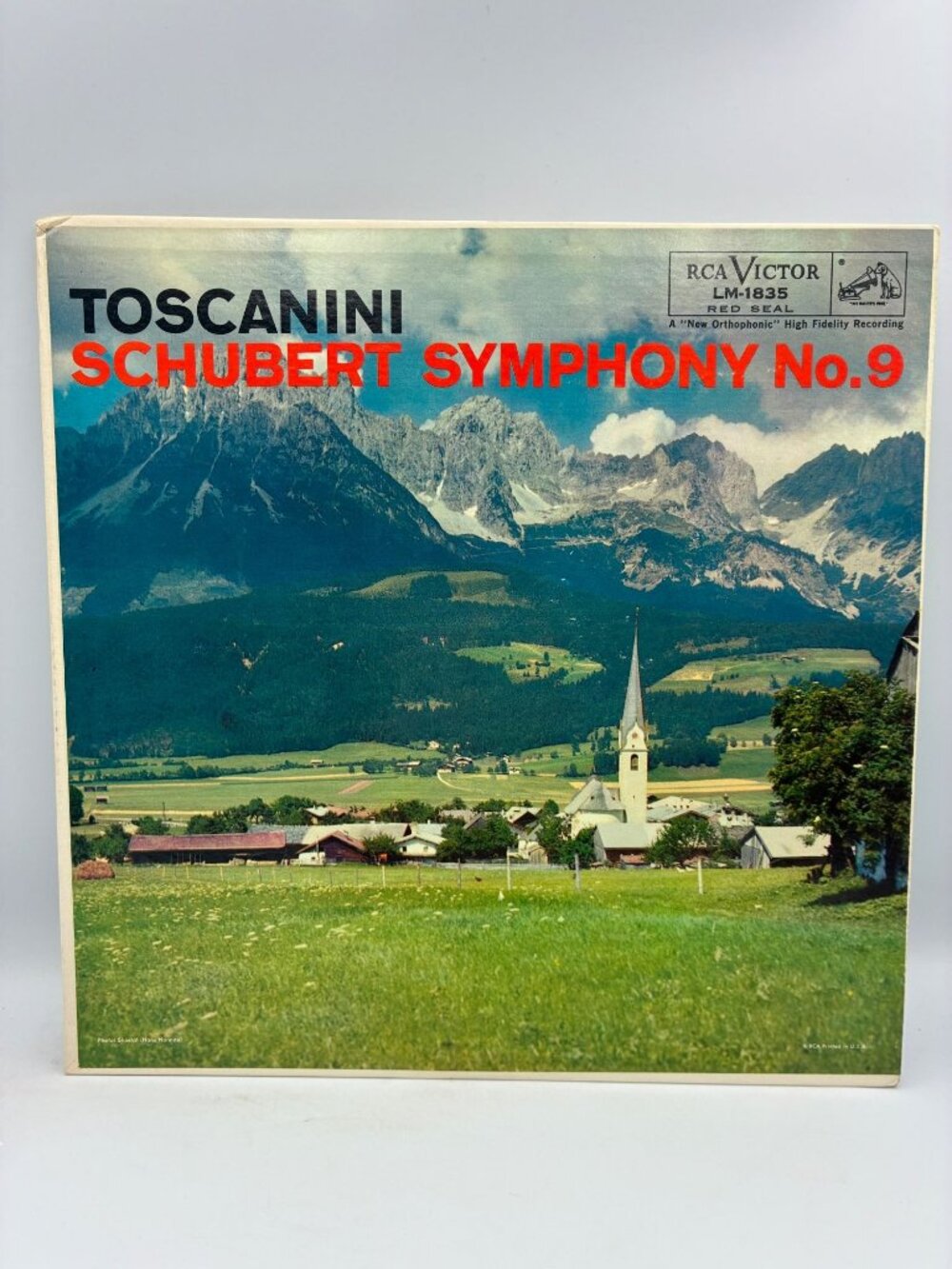 Toscanini Schubert Symphony No. 9 RCA Victor LM-1835 Vinyl 33 Classical LP
